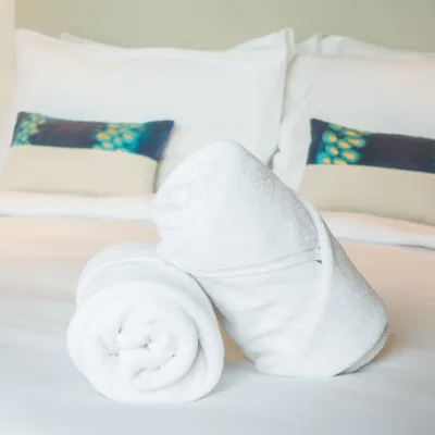 Laundrykhalas luxury bed and bath linen deep cleaning in Abu Dhabi