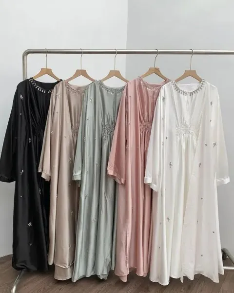 Delicate silk dress hand-pressing UAE
