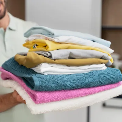 Laundrykhalas premium wash and fold laundry bag in Dubai
